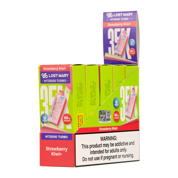 LOST-Mary-strawberry-kiwi-5packs