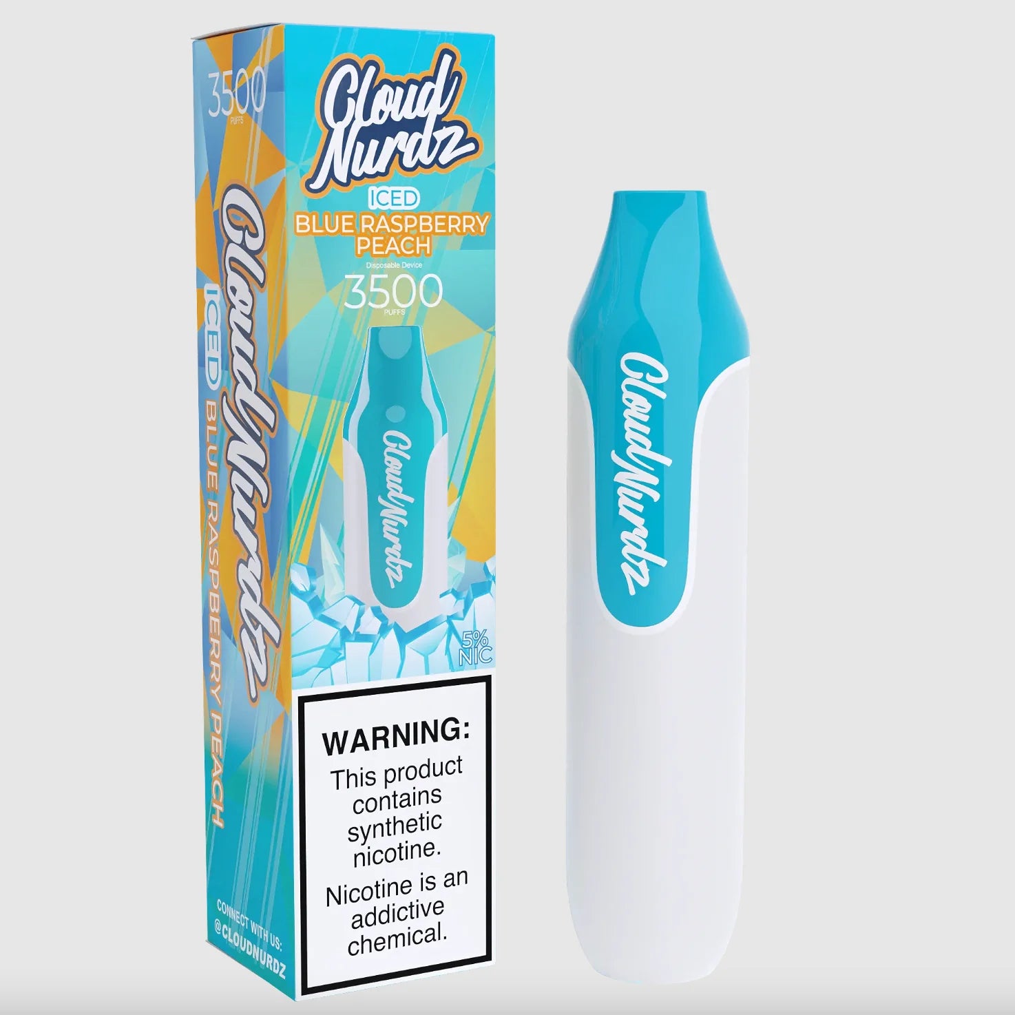 cloud-nurdz-disposables-3500-puffs-iced-raspberry-peach