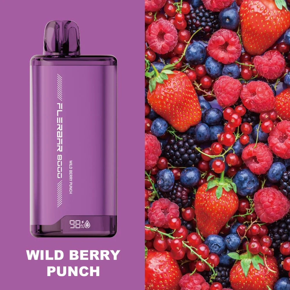 flerbar-8000-wild-berry-punch