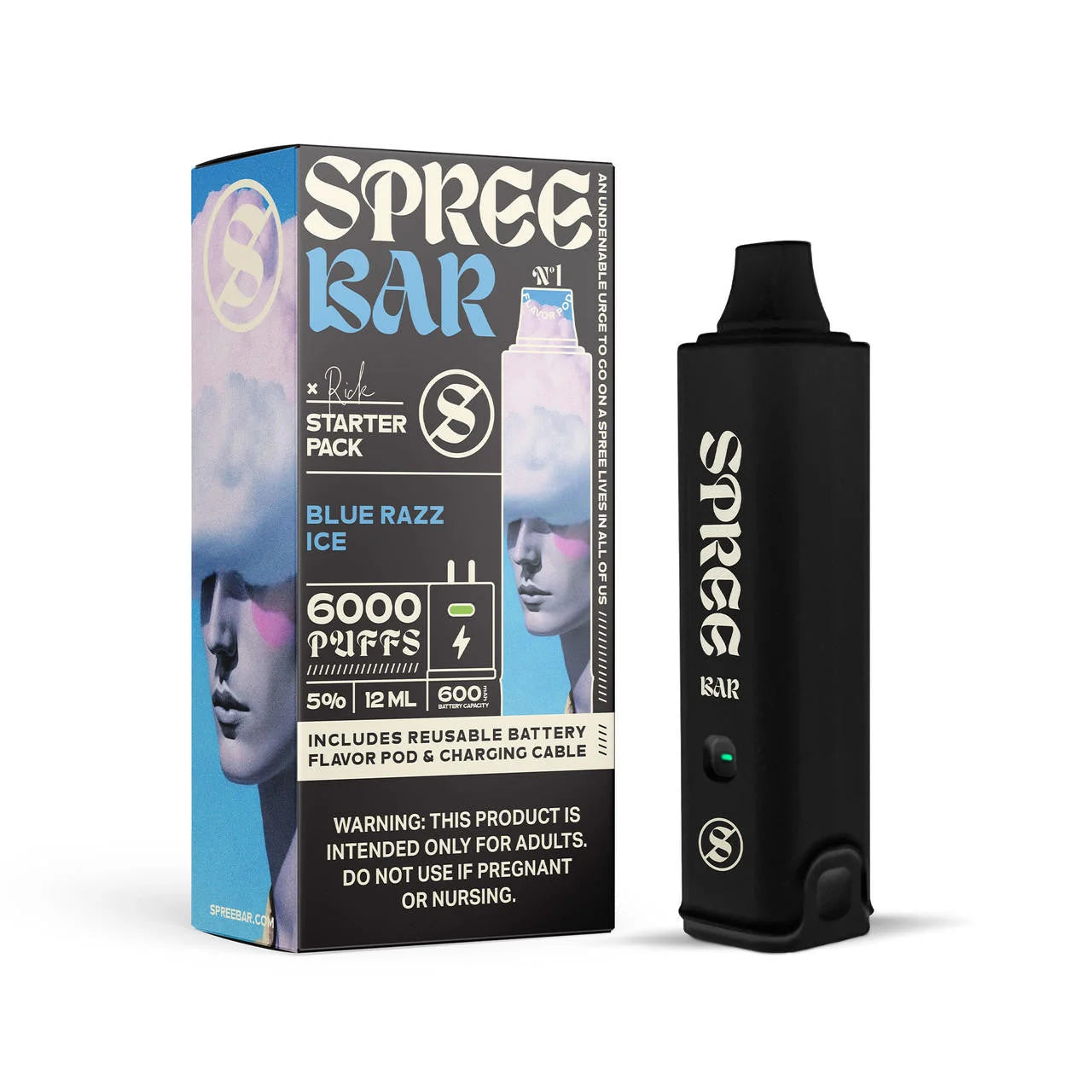 spree-bar-6000-starter-kit-blue-razz-ice